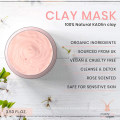 La mejor mascarilla facial de arcilla rosada mascarilla facial hidratante nutritiva de limpieza profunda de poros